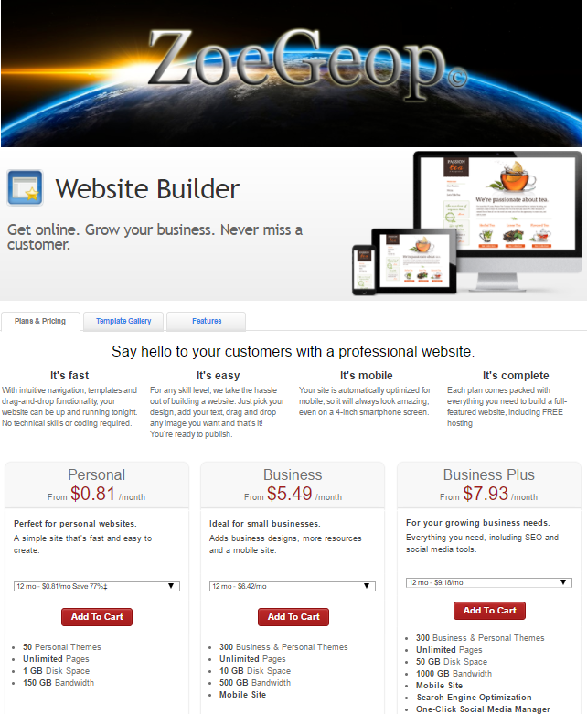 Bienvenidos a ZoeGeop Technologies