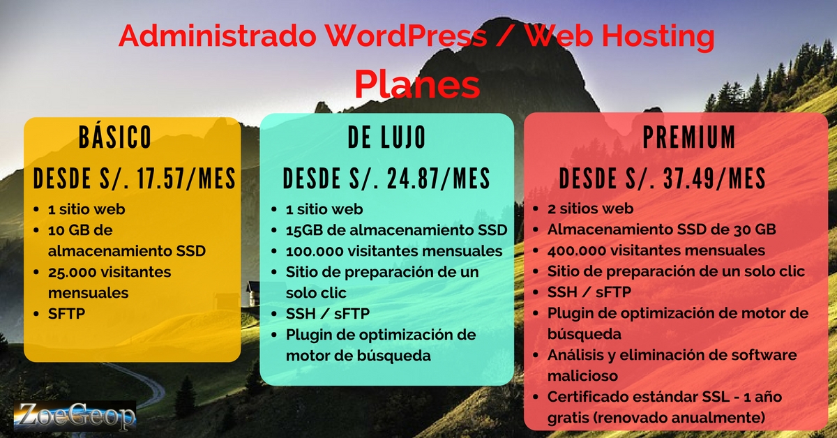 Hosting Administrado - Soles