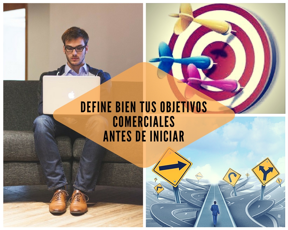 Define tus objetivos comerciales