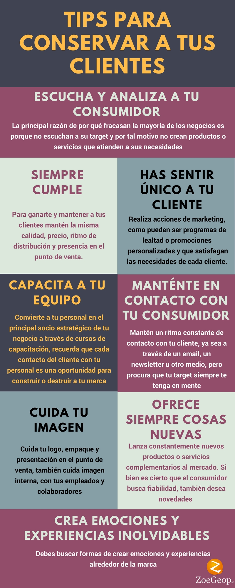 Tips Para Conservar A Tus Clientes